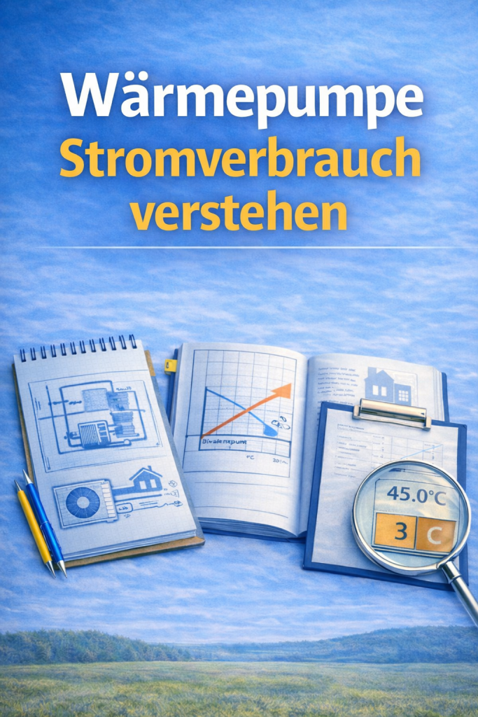 Titelbild des Fachbuchs Wärmepumpe Stromverbrauch verstehen