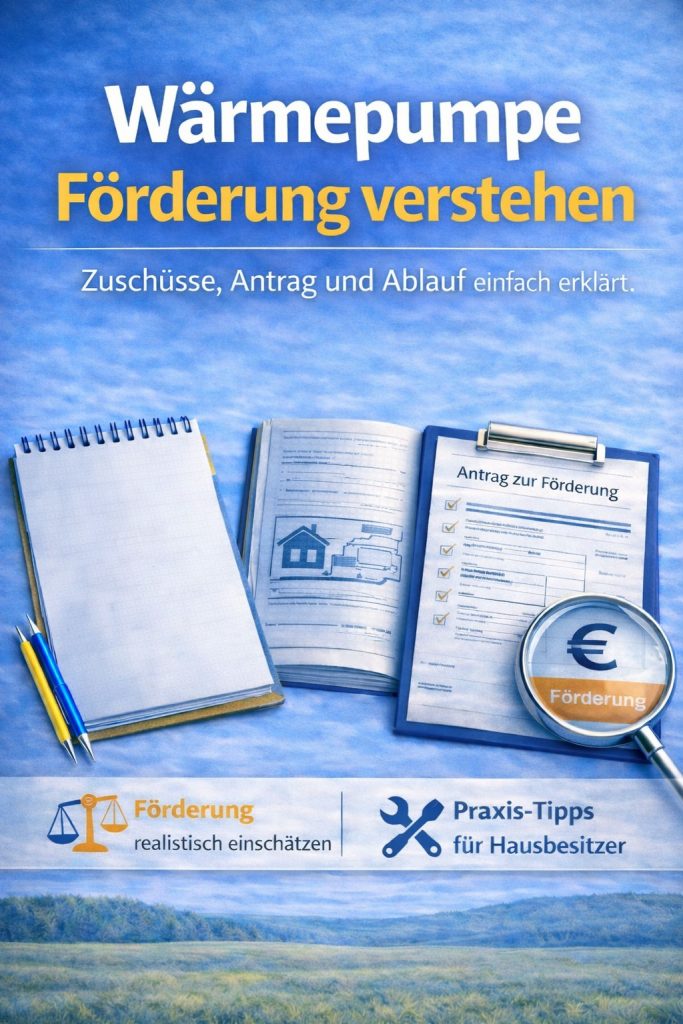 Titelbild des Fachbuchs Wärmepumpe Förderung verstehen
