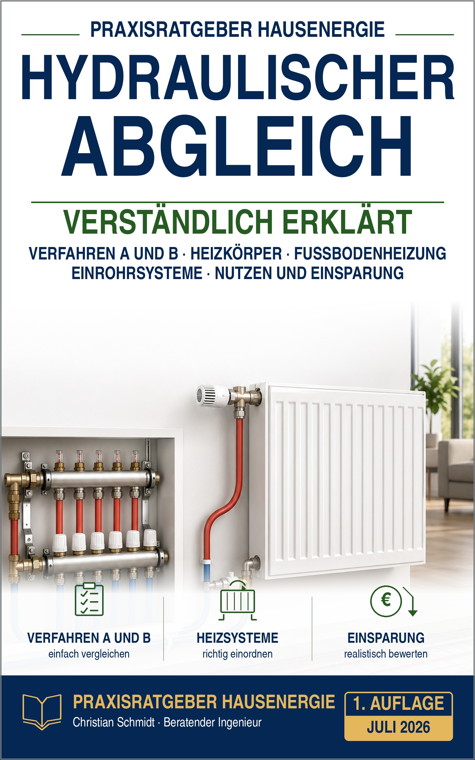 Cover des Praxisratgebers Hydraulischer Abgleich verständlich erklärt