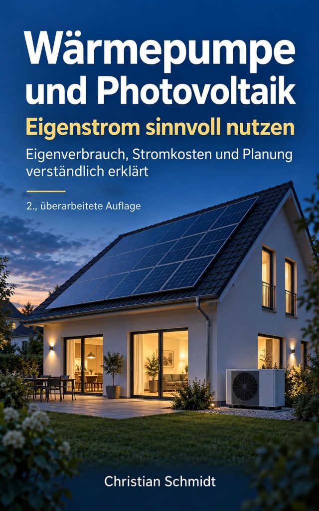 Buchcover „Wärmepumpe und Photovoltaik“, 2. überarbeitete Auflage, Praxisratgeber Wärmepumpen Band 3